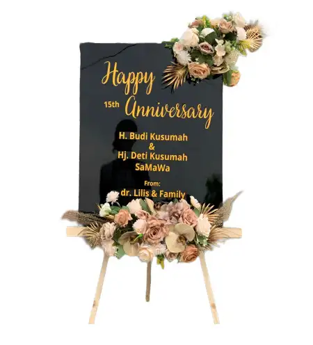 Papan Bunga Akrilik Singkawang