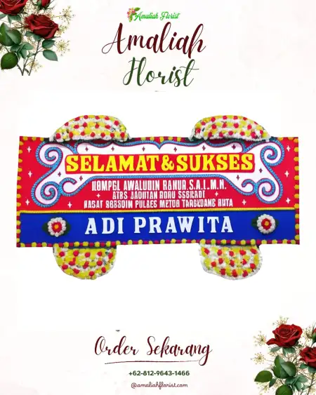 Papan Bunga Ucapan Selamat Singkawang